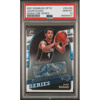 Jalen Suggs 2021 Donruss Optic Signature Series #SSJSG PSA 10
