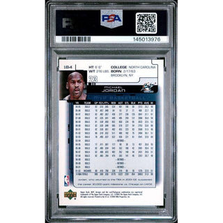 Michael Jordan 2002 Upper Deck MVP #184 PSA 8