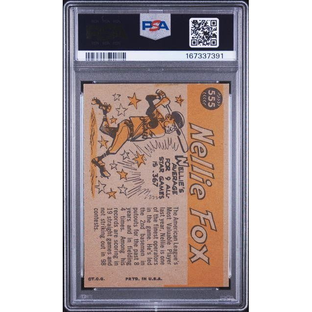 1960 Topps All Star #55 Nellie Fox PSA 6