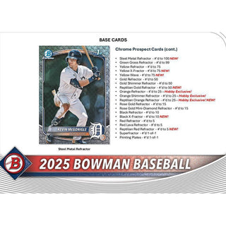 2025 Bowman Baseball Hobby Pack