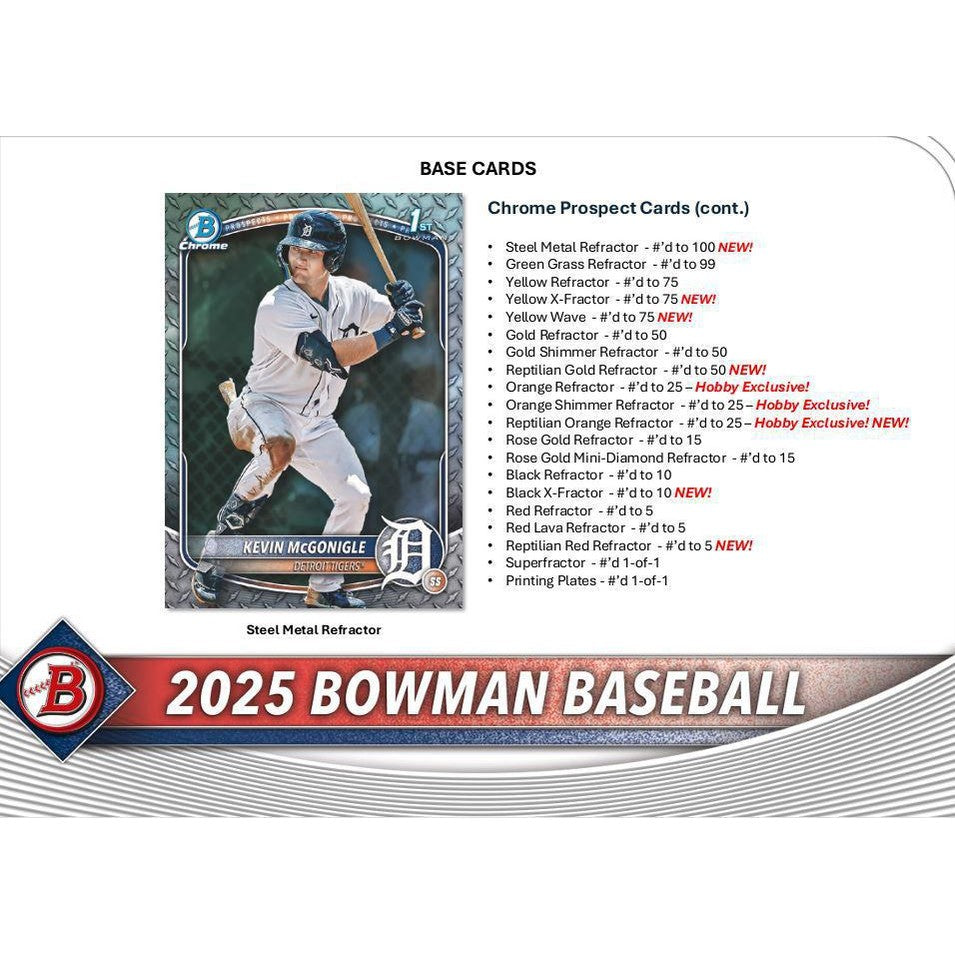 2025 Bowman Baseball Hobby Pack