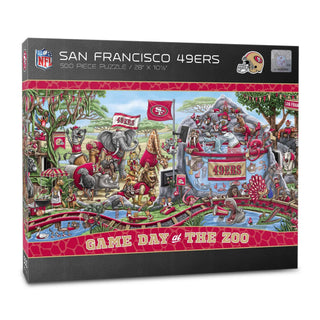 San Francisco 49ers Game Day at the Zoo 500 pc Puzzle