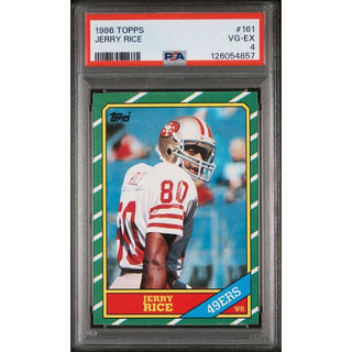 Jerry Rice 1986 Topps #161 PSA 4