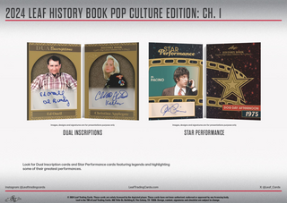 2024 Leaf History Book Pop Culture Chapter 1