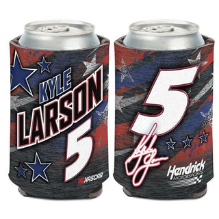 Kyle Larson Patriotic Can Cooler 12 oz