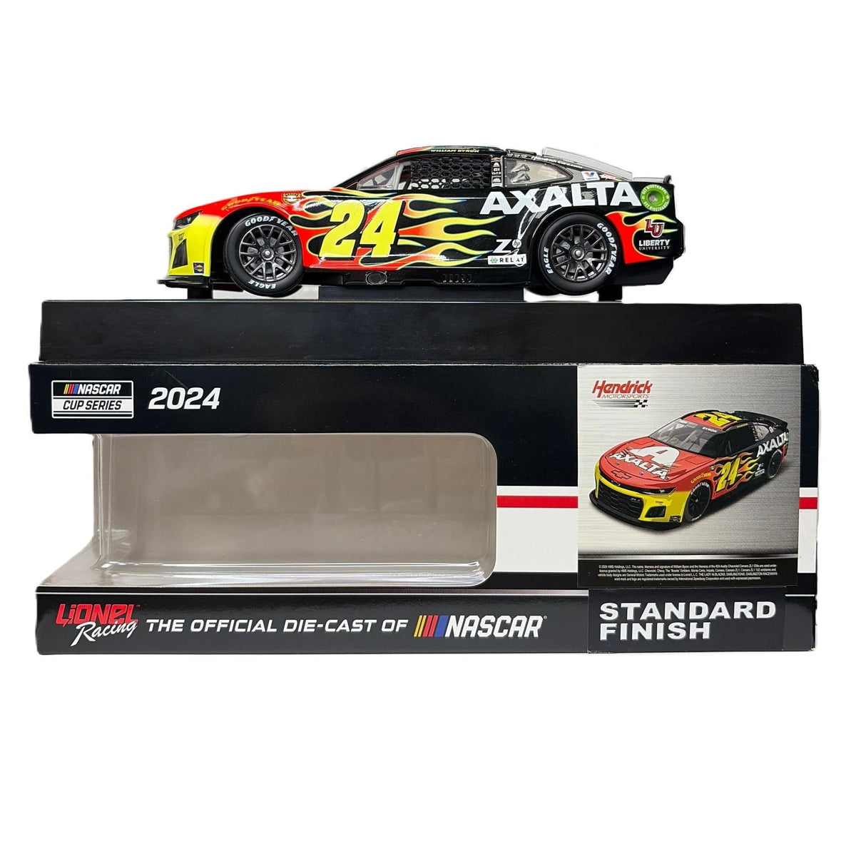 Die Cast 1:24 Scale: William Byron # 24 Axalta Throwback 2024 Camaro ZL1 1/636 - Lionel Racing Standard Finish