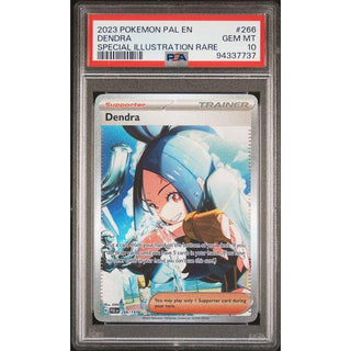 Dendra – 2023 Pokémon Paldea Evolved Special Illustration Rare #266 PSA 10