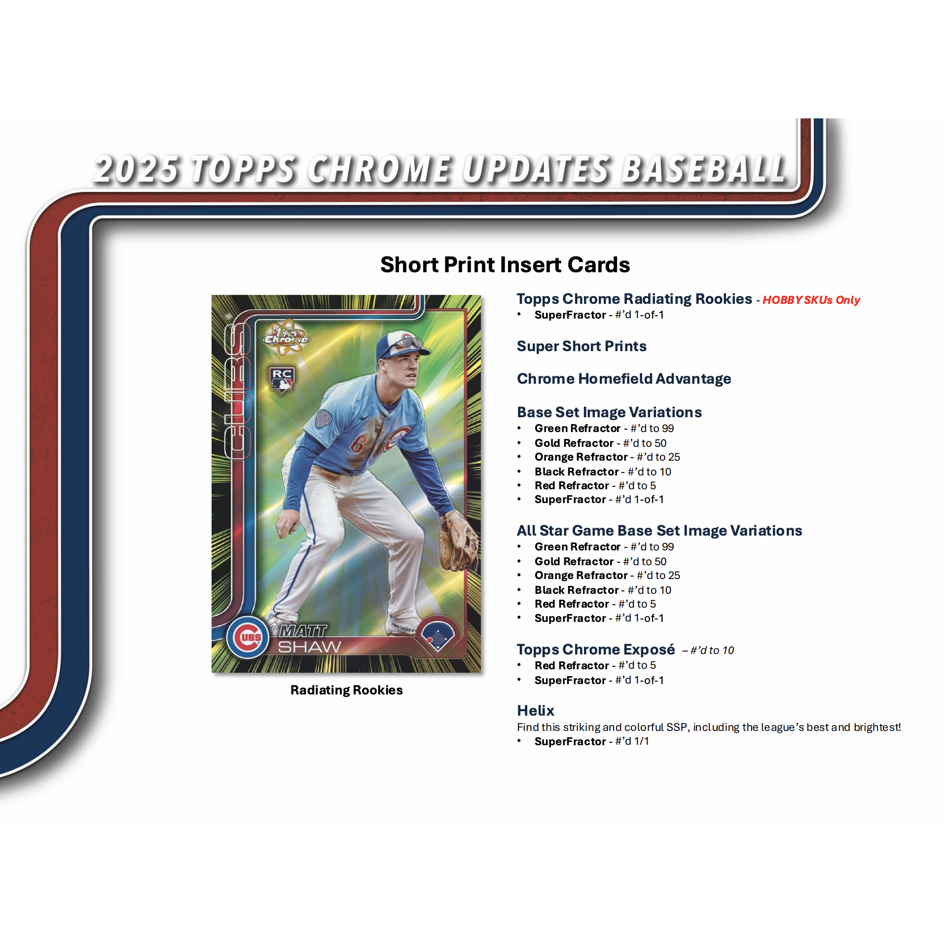 2025 Topps Chrome Update Series Baseball Jumbo Box