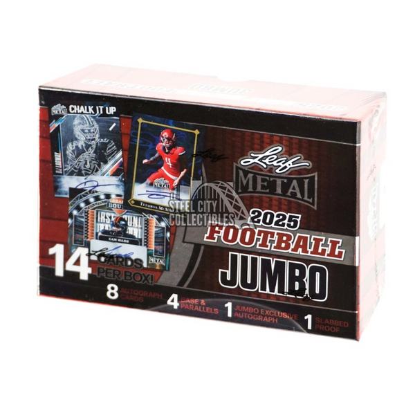 2025 Leaf Metal Football Jumbo Box – CARDIACS Sports & Memorabilia