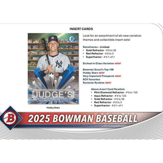 2025 Bowman Baseball Hobby Jumbo Pack