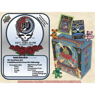 2025 Upper Deck Grateful Dead 60 Years So Far Retail Box