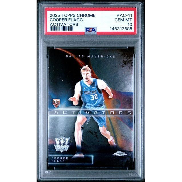 Cooper Flagg 2025 Topps Chrome Activators #AC-11 – PSA 10