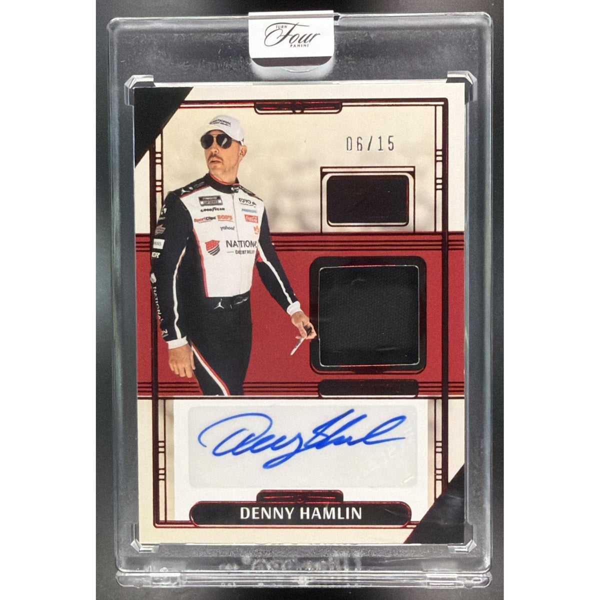 2026 Panini Four Racing Denny Hamlin #HDS-DHM 06/15 Non-Graded
