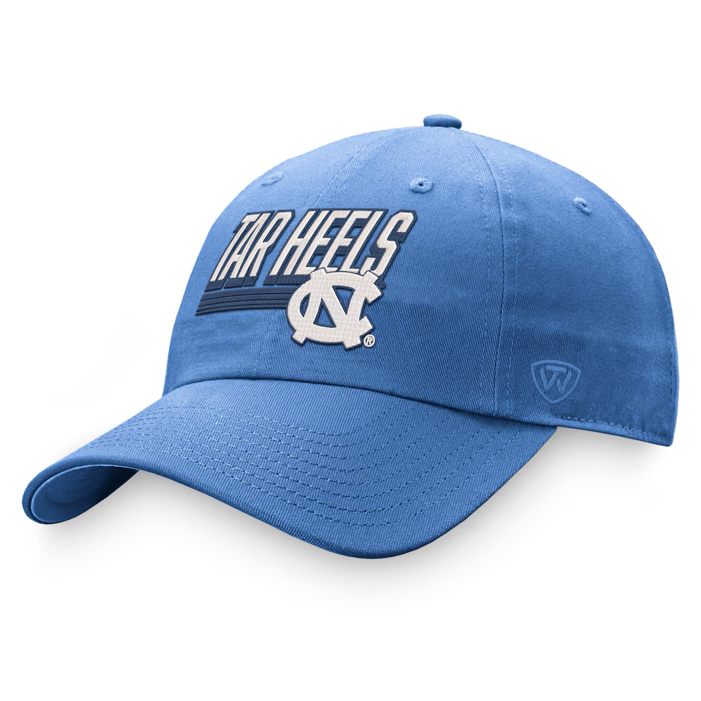 UNC Tar Heels Slant Logo Adjustable Hat – One Size Fits Most