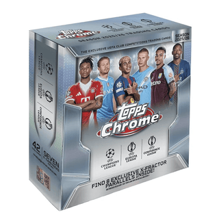 2025-26 Topps UEFA Club Competitions Chrome Soccer Mega Box