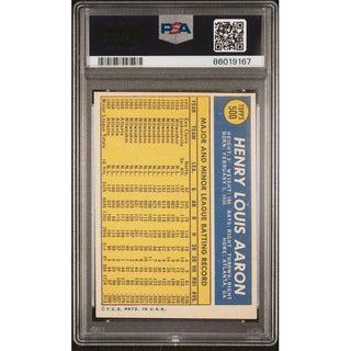 Hank Aaron 1970 Topps #500 PSA 5