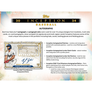 2024 Topps Inception Baseball Hobby Box