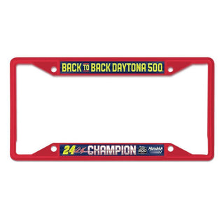William Byron #24 2025 Daytona 500 Race Win License Plate Frame