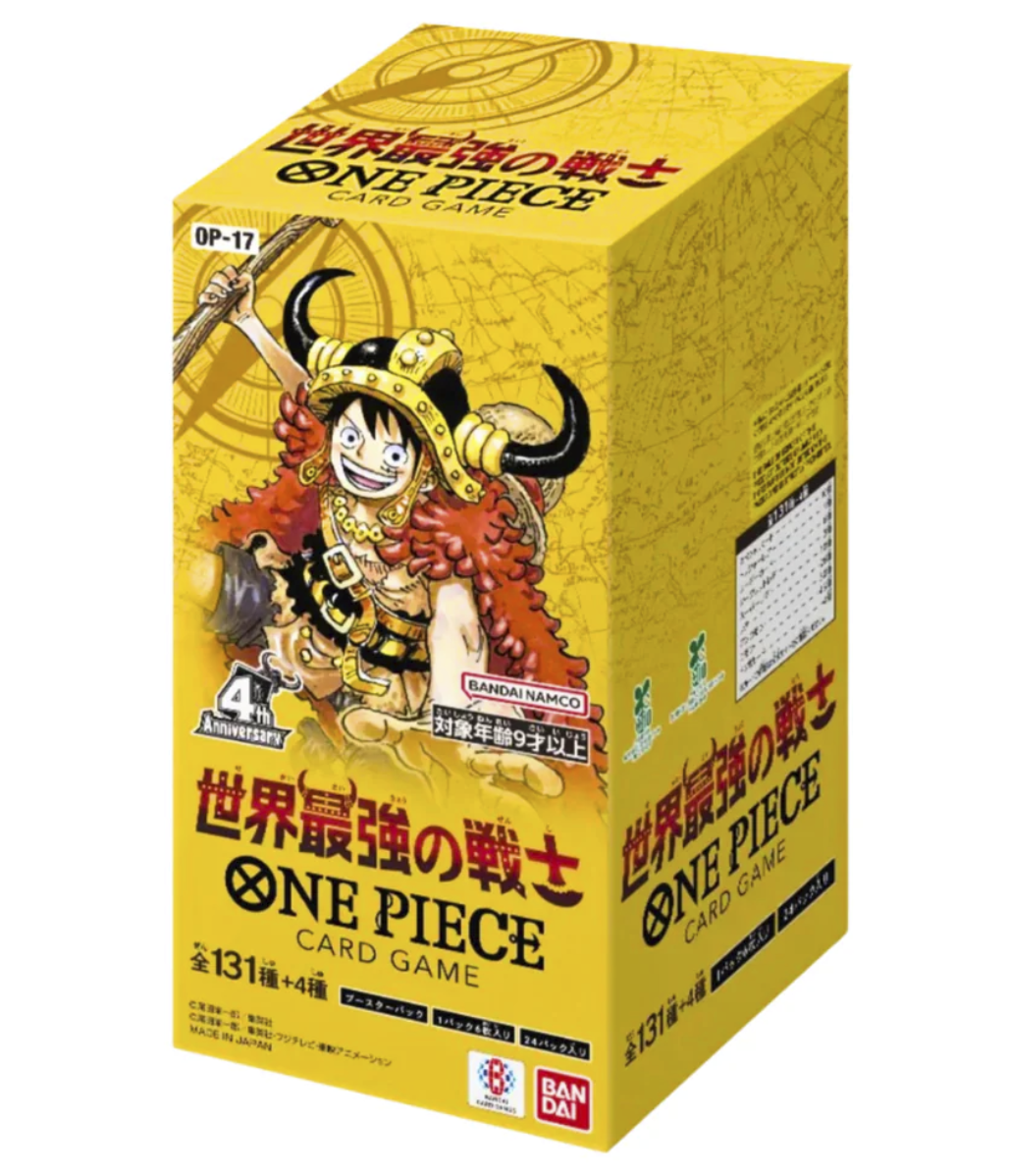 One Piece - The World's Strongest Warriors OP-17 Japanese Booster Box - Sealed