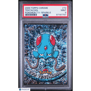 Pokémon TCG Tentacool #72 Pokémon T.V.-Sparkle PSA 9