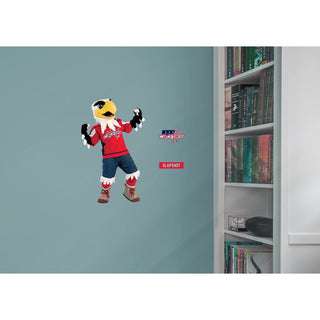 Slapshot Mascot - RealBig Collection - Official NHL - Washington Capitals - Reusable Vinyl Wall Decals