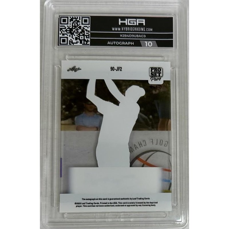 Jim Furyk: 2023 Leaf Pro Set Pure 1990 Gold Autograph #90-JF2, HGA 9.5