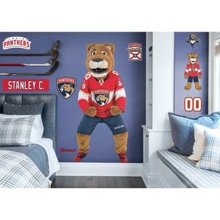 Stanley C. Panther - RealBig Mascot Collection - Official NHL - Florida Panthers - Reusable Vinyl Wall Decals