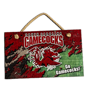 Wood Sign: South Carolina Gamecocks
