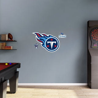 Tennessee Titans - RealBig Logo Collection - Official NFL - Reusable Vinyl Wall Decals