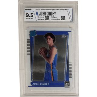 Josh Giddey: 2021-22 Panini Donruss Optic Rated Rookie #152 HGA 9.5