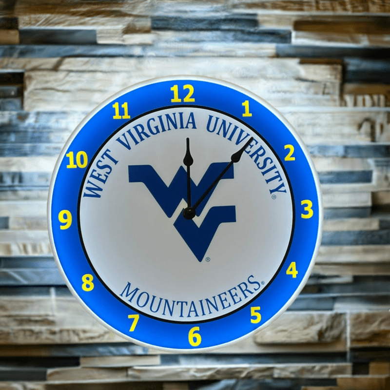 Clock: West Virgina Mountaineers