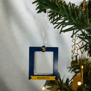 Ornament: west Virginia Mountaineers - Picture Frame
