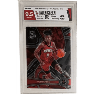 Jalen Green: 2021-22 Panini Spectra Rookies #105 HGA 9.5