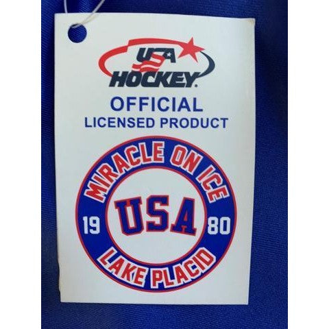 USA Hockey Adult Miracle on Ice 1980 Team Jersey White Lightweight 1/4 Zip Pullover