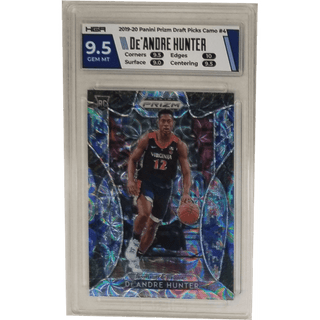 De'Andre Hunter: 2019-20 Panini Prizm Draft Picks Camo #4 HGA 9.5