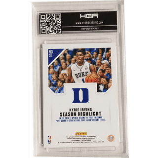 Kyrie Irving 2018 Panini The National Escher Squares #38 HGA 9.5