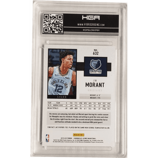 Ja Morant 2019-20 Panini Chronicles Score Blue #632 HGA 10