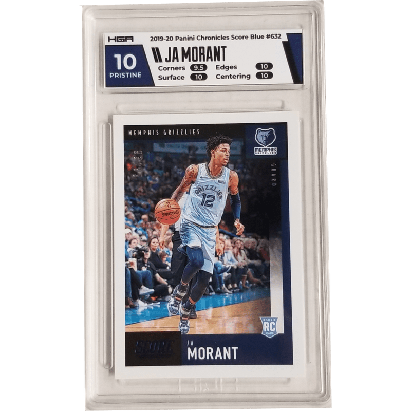 Ja Morant 2019-20 Panini Chronicles Score Blue #632 HGA 10