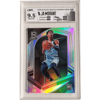 Ja Morant 2019-20 Panini Spectra Variations Silver #119 HGA 9.5