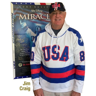 USA Hockey Miracle on Ice 1980 Authentic White Adult Hoodie