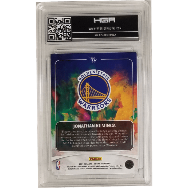 Jonathan Kuminga: 2021-22 Panini Origins #57 HGA 9.0