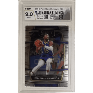 Jonathan Kuminga: 2021-22 Panini Select Concourse #28 HGA 9.0 Surface 9.0