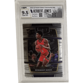 Herbert Jones: 2021-22 Panini Select Concourse #45 HGA 9.5