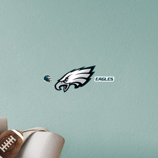 Philadelphia Eagles - RealBig Logo Collection - Official NFL - Reusable Vinyl Wall Decals