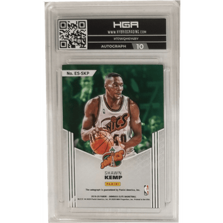 Shawn Kemp: 2019-20 Panini Elite Signatures Gold #ES-SKP HGA 9.0