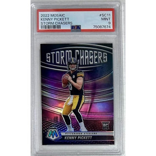 Kenny Pickett 2022 Mosaic Storm Chasers #SC11 PSA 9