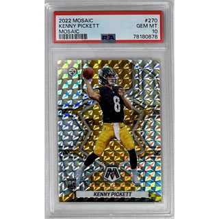 Kenny Pickett: 2022 Mosaic, #270, PSA: 10