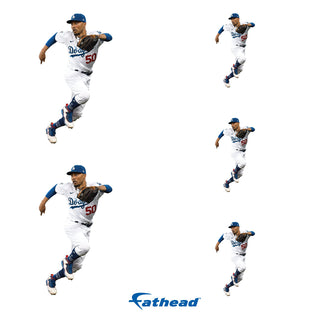 Mookie Betts - 5 Player Minis Mixed Sizes - Official MLB - Los Angeles Dodgers - Reusable Vinyl Decals