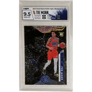 Tre Mann 2021-22 Panini Illusions Rookies Trophy Collection Bronze #168 HGA 9.5