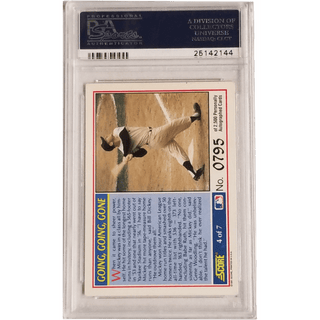 Mickey Mantle: 1991 Score Going, Going, Gone #4 DNA Certified Autograph PSA 3